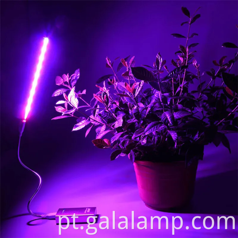 Luz de crescimento de plantas 21led de 21 portátil para jardinagem interna